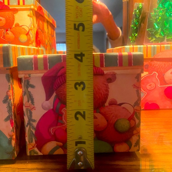 🧸LINDY BOWMAN🧸6-PC CHRISTMAS TEDDY BEAR GIFT 🎁’S SMALL & MEDIUM + MINI BOW’S - Picture 7 of 10